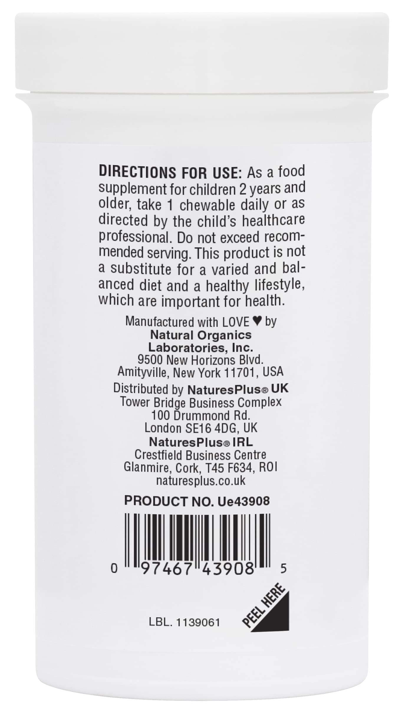 Foto 7 pulgar | Suplemento Nature's Plus Gi Natural Probiotic Kids 30 Masticables - Venta Internacional.