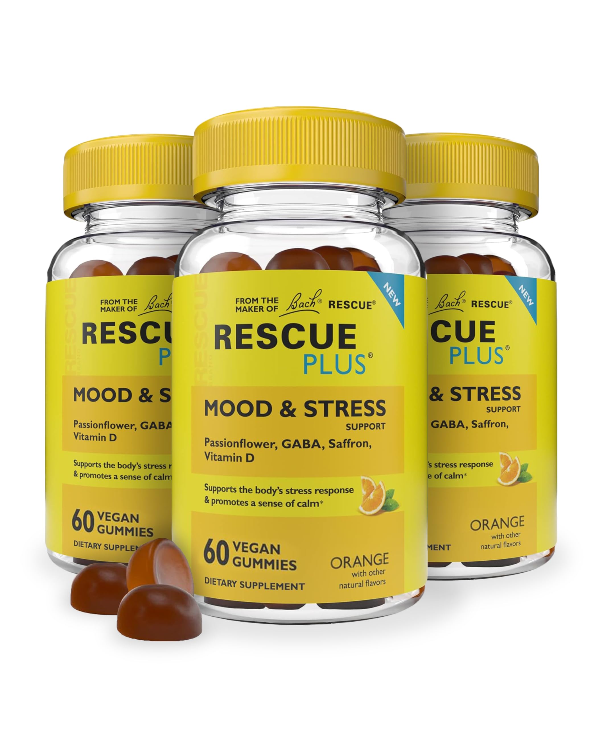 Foto 1 | Suplemento: Gomitas Rescue Bach Plus Para Mejorar El Estado De Ánimo Y El Estrés - Venta Internacional.