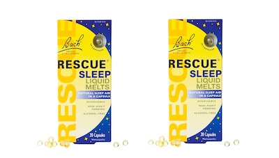 Foto 1 | Sleeping Aid Rescue Bach Rescue Sleep Liquid Melts 28 Cápsulas - Venta Internacional.