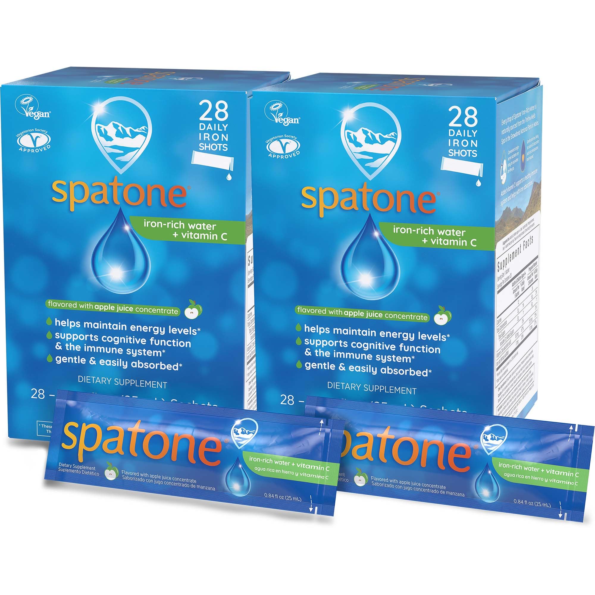 Foto 1 | Suplemento De Hierro Líquido Spatone  Sabor A Manzana Natural  20 Ml X 28 - Venta Internacional.
