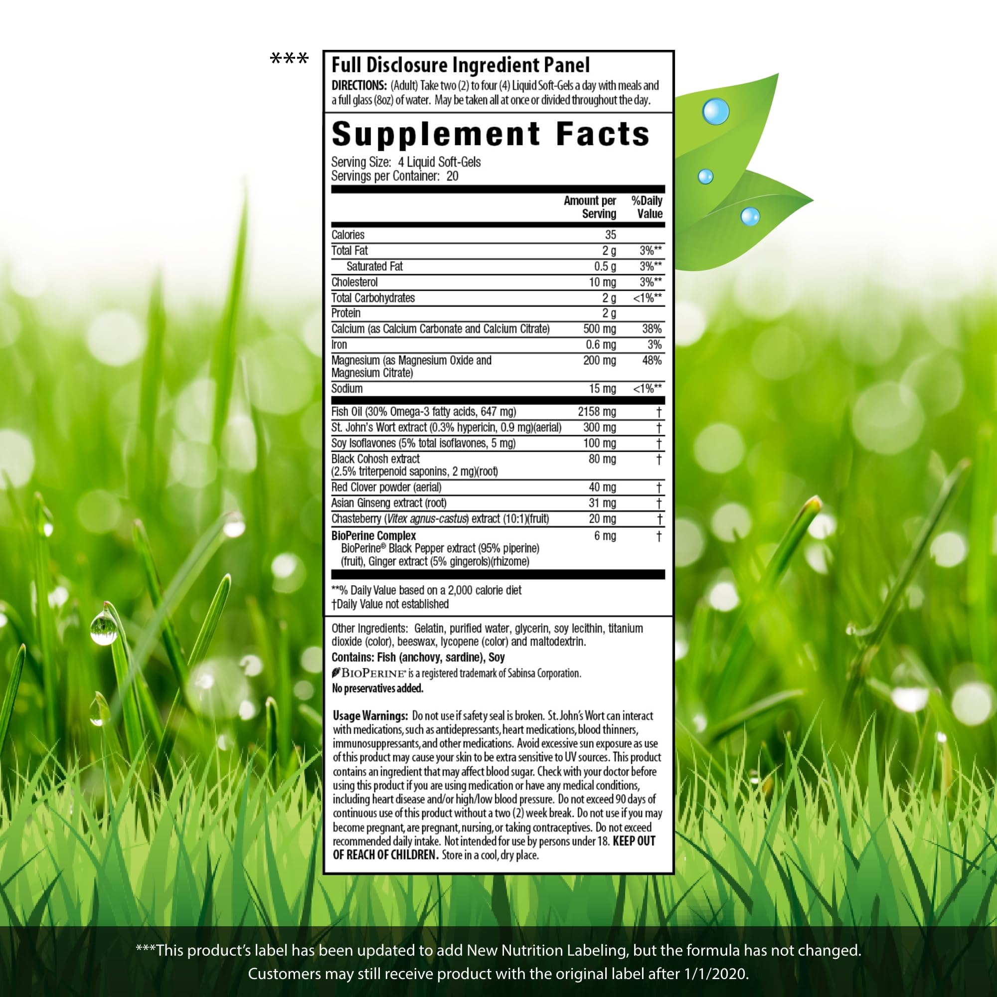Foto 2 | Suplemento Irwin Naturals Estropause Menopause Support 160 Cápsulas Blandas - Venta Internacional.