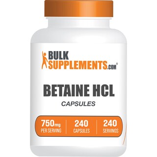 Foto 1 | Betaína Hcl BulkSupplements 240 Cápsulas-Venta Internacional