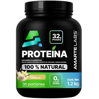 Foto 1 | Proteína Vegetal 100% Natural Amarte Labs 1.2 Kg Sabor Vainilla