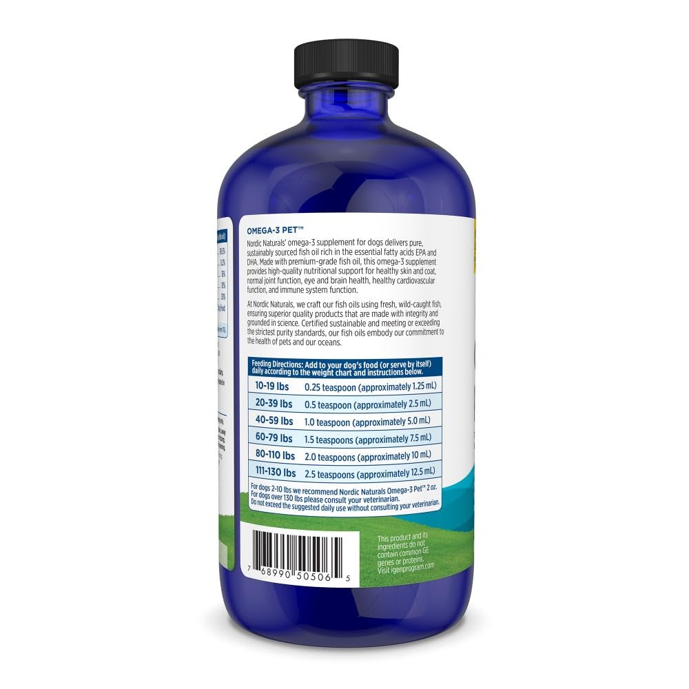 Foto 4 pulgar | Suplemento Nordic Naturals Omega-3 Pet 473 Ml Para Perros Grandes - Venta Internacional.