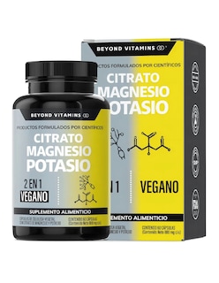 Foto 3 | Citrato De Magnesio + Citrato Potasio 60 Cápsulas + Gratis Termo Güish De Regalo