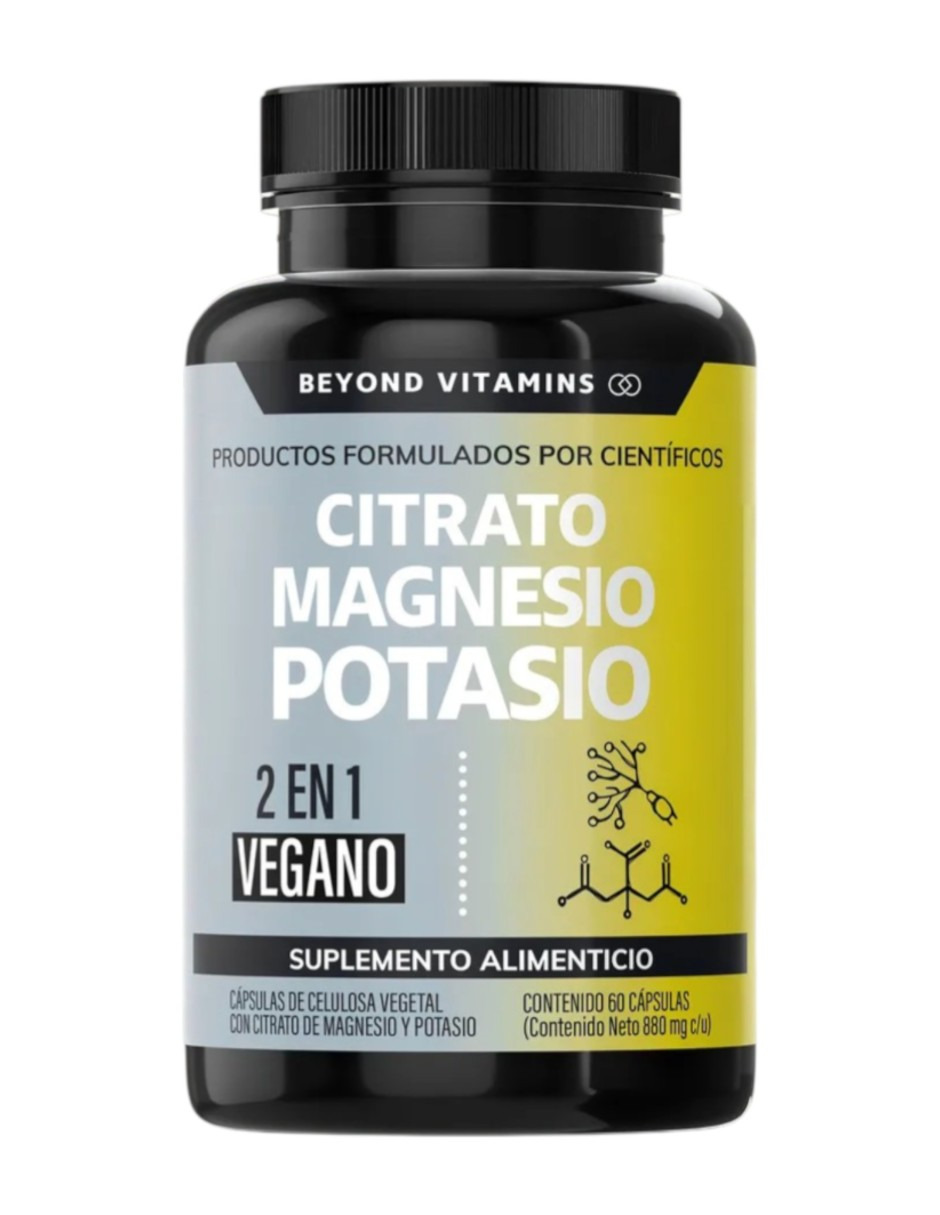 Foto 4 | Citrato De Magnesio + Citrato Potasio 60 Cápsulas + Gratis  Termo Güish De Regalo