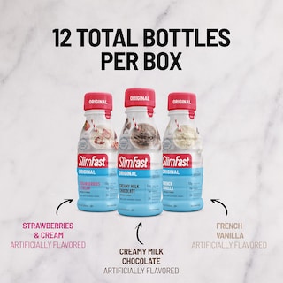 Foto 2 | Batido Sustitutivo De Comidas Slimfast Protein 325 Ml Paquete De 12 - Venta Internacional.