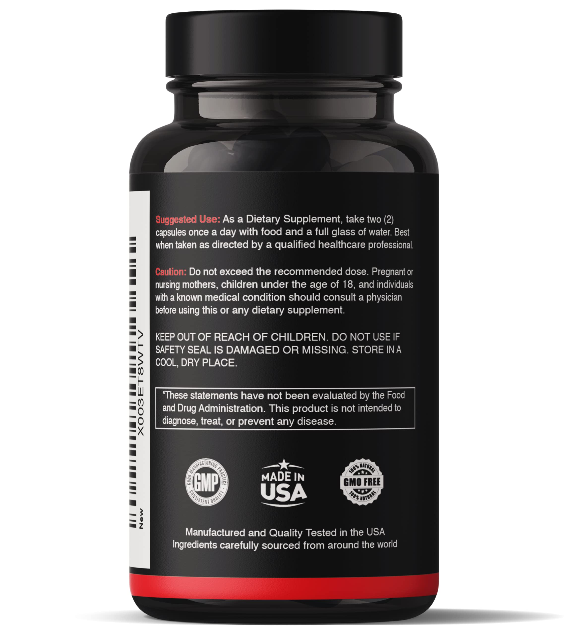Foto 4 pulgar | Suplemento De Raíz De Maca Negra Y Panax Ginseng De 1500 Mg De Natgrown - Venta Internacional.
