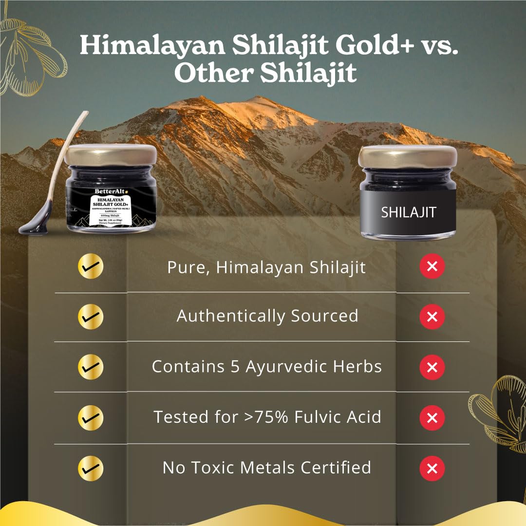 Foto 5 | Suplemento Better Alt Pure Himalayan Shilajit Gold+ 30 G - Venta Internacional.
