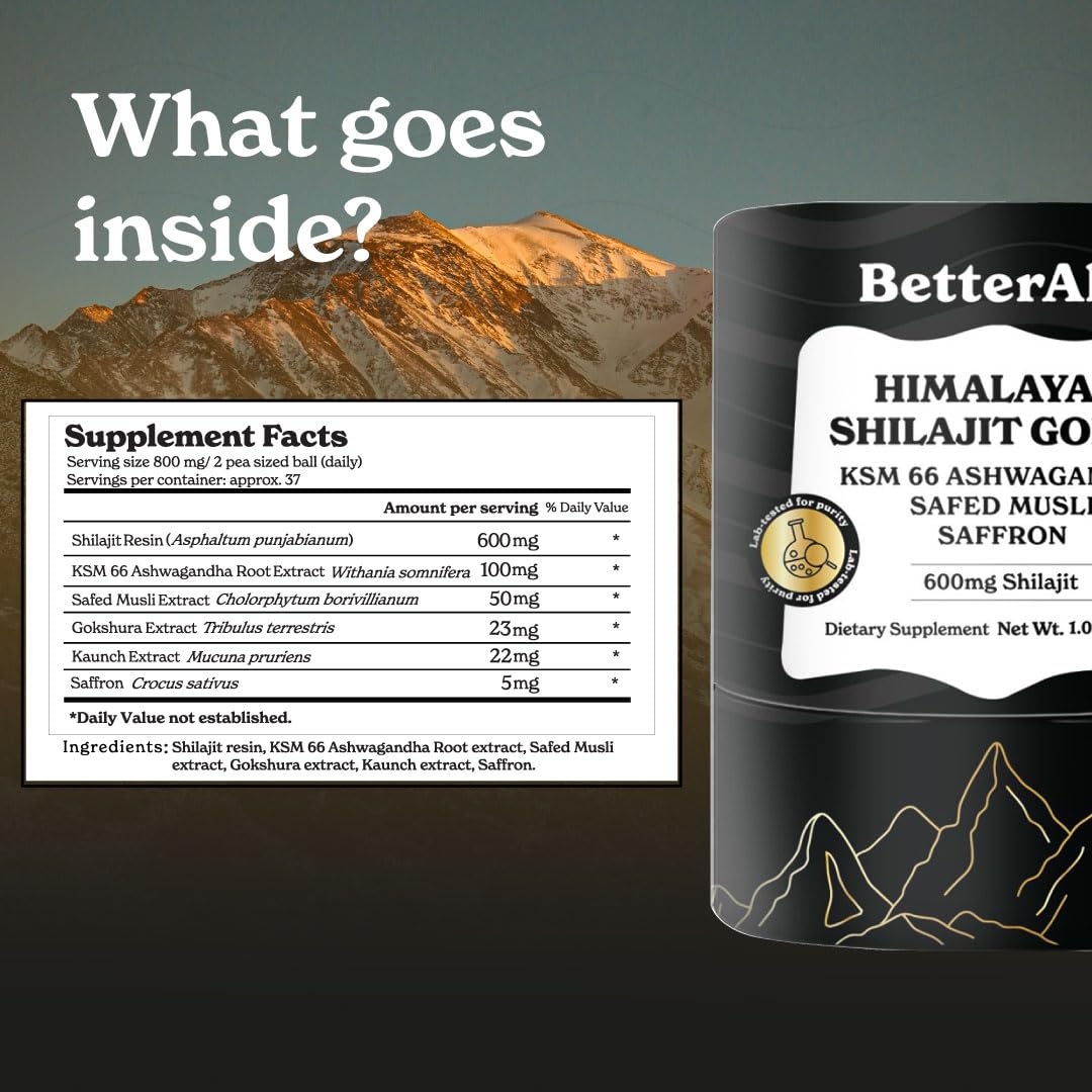 Foto 8 pulgar | Suplemento Better Alt Pure Himalayan Shilajit Gold+ 30 G - Venta Internacional.
