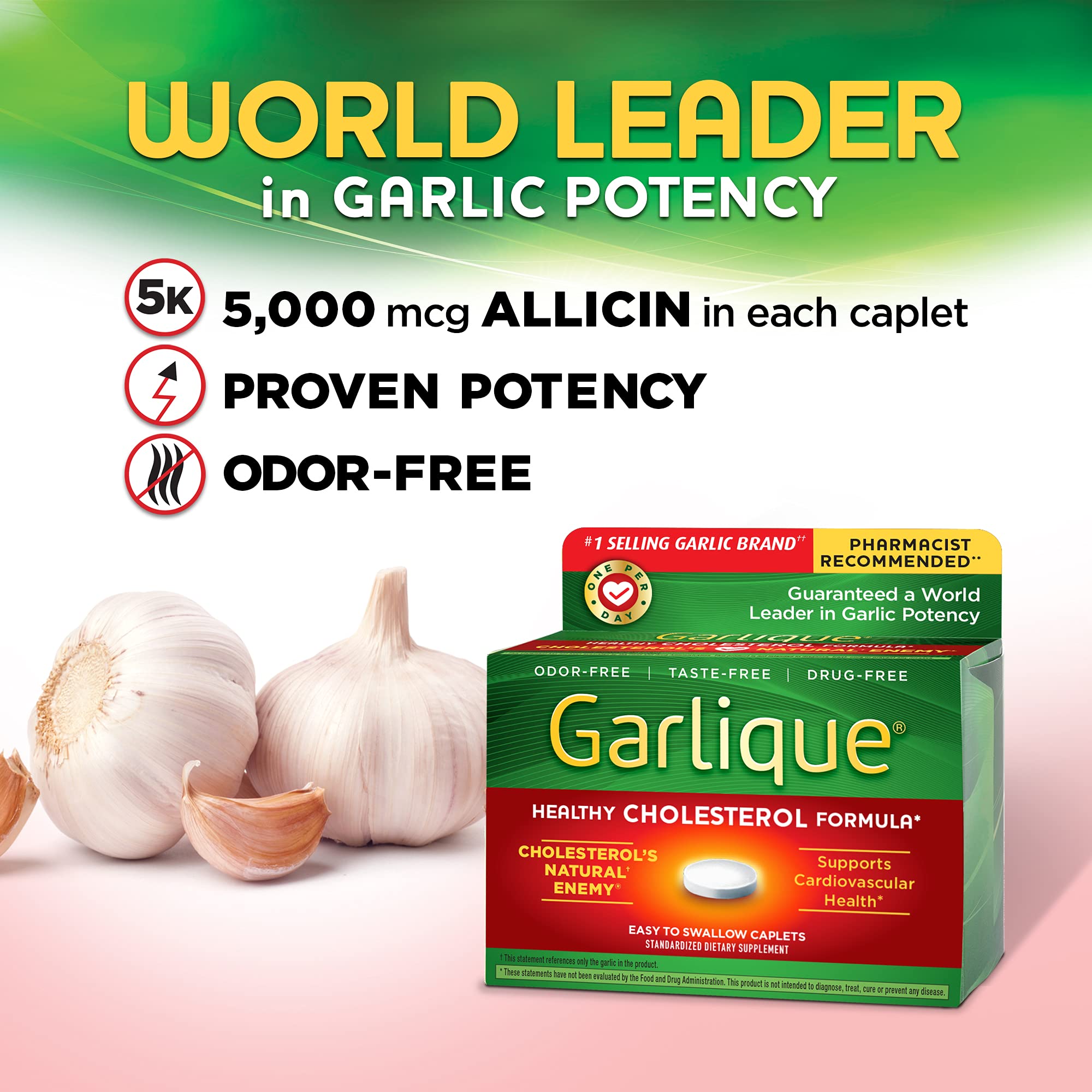 Foto 6 | Suplemento Garlique Cardiovascular 30 Comprimidos - Venta Internacional.