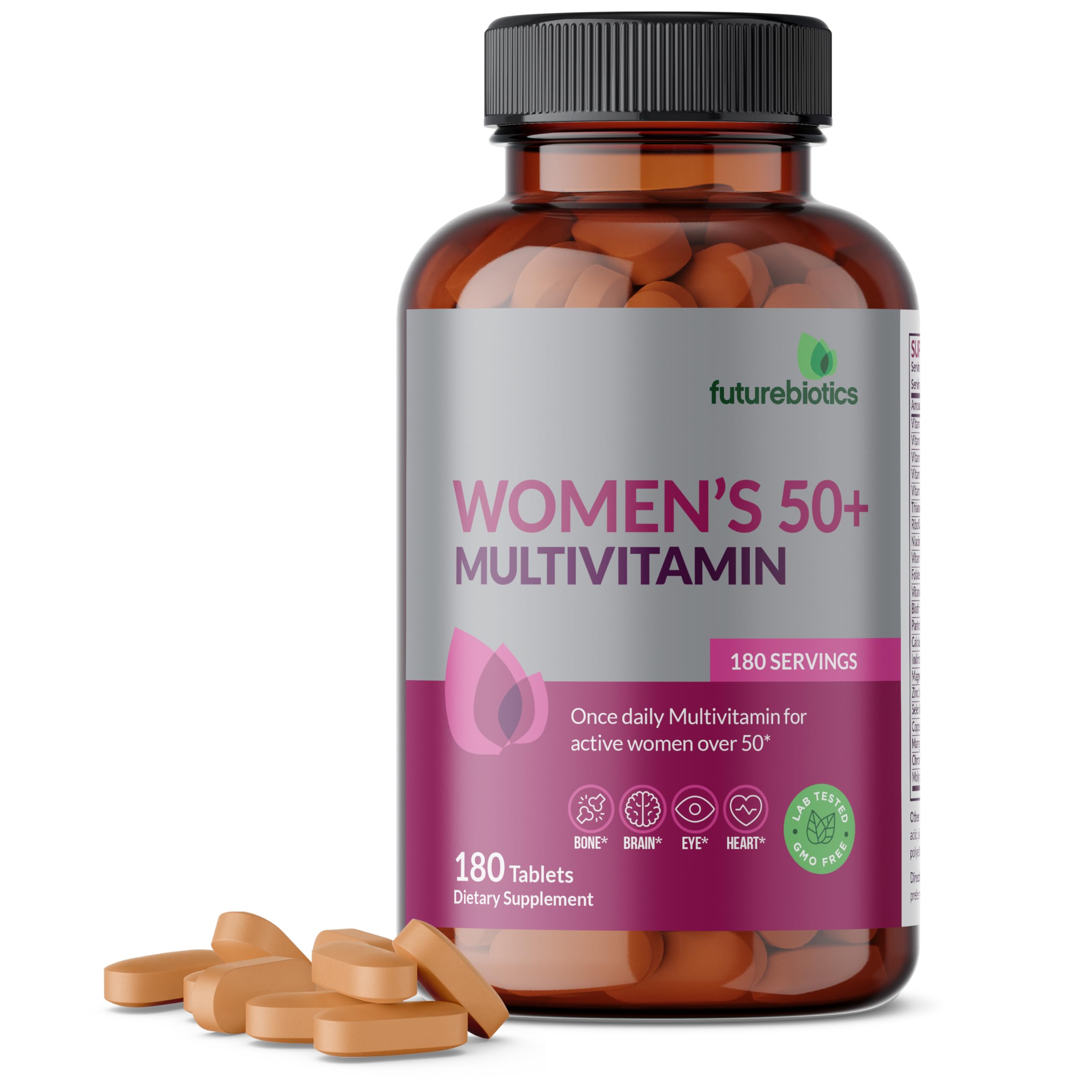 Foto 2 pulgar | Multivitamínico Futurebiotics Para Mujeres Mayores De 50 Años  180 Comprimidos Una Vez Al Día - Venta Internacional.