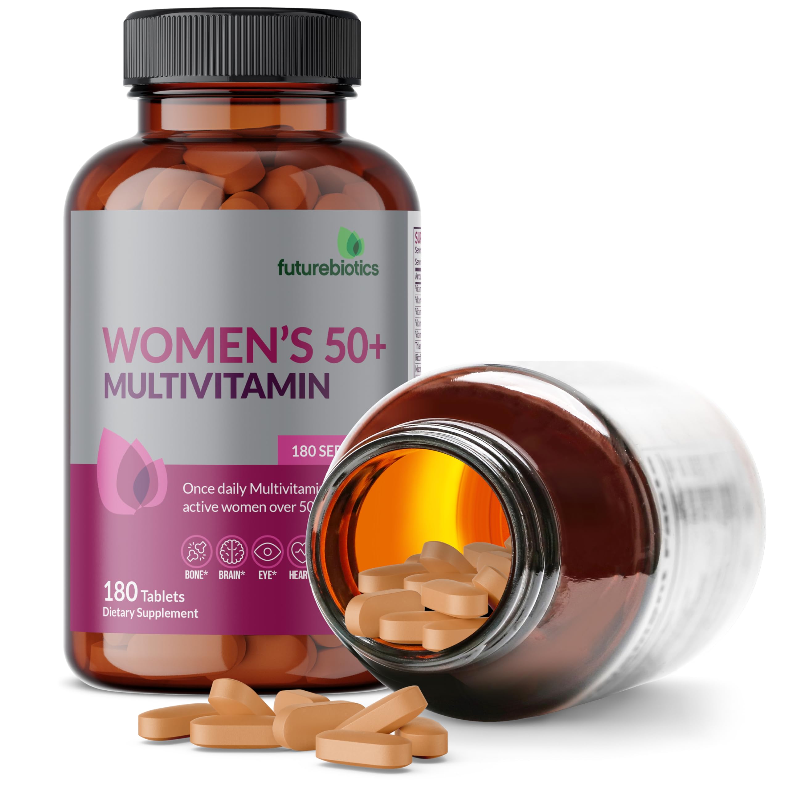 Foto 5 pulgar | Multivitamínico Futurebiotics Para Mujeres Mayores De 50 Años  180 Comprimidos Una Vez Al Día - Venta Internacional.