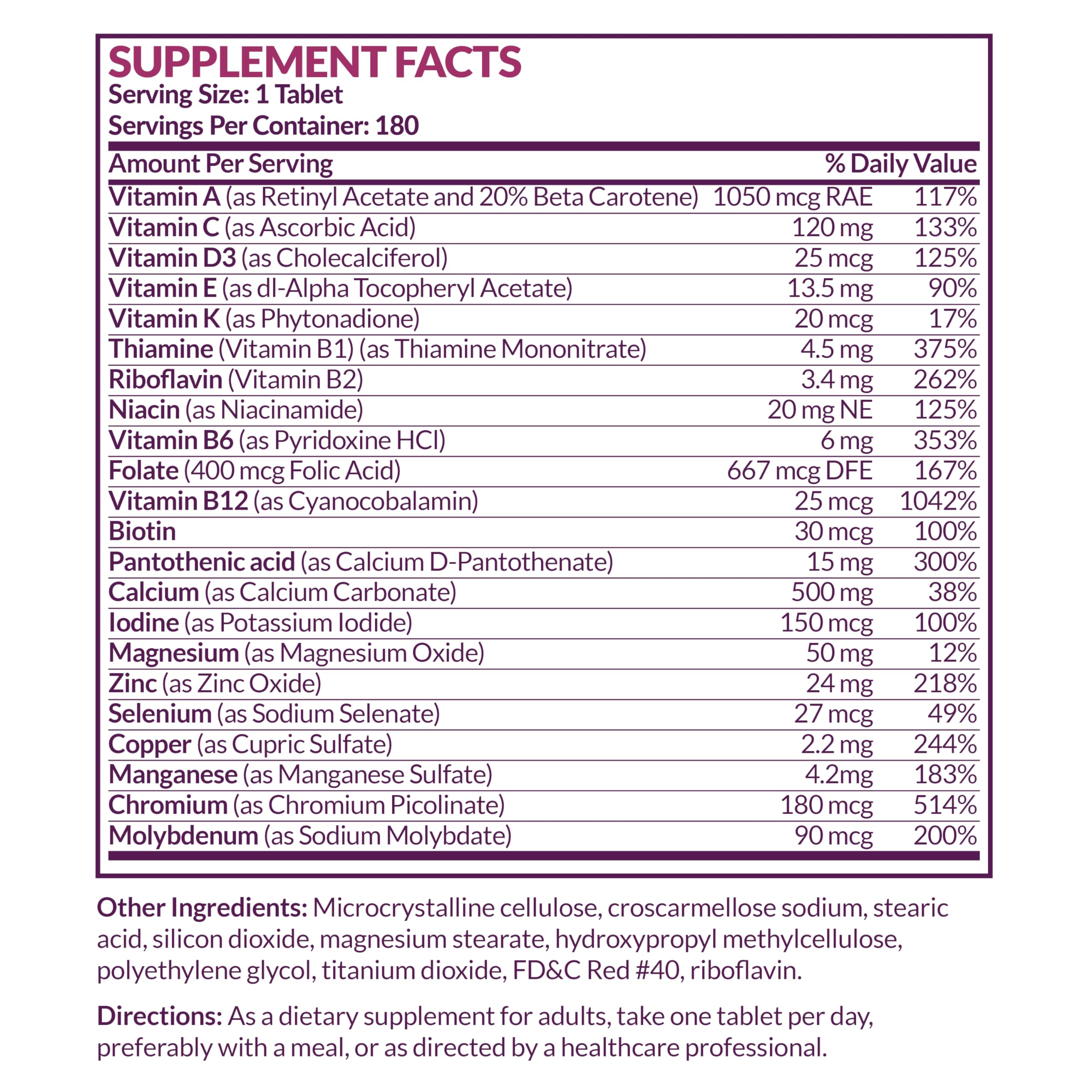 Foto 7 pulgar | Multivitamínico Futurebiotics Para Mujeres Mayores De 50 Años  180 Comprimidos Una Vez Al Día - Venta Internacional.