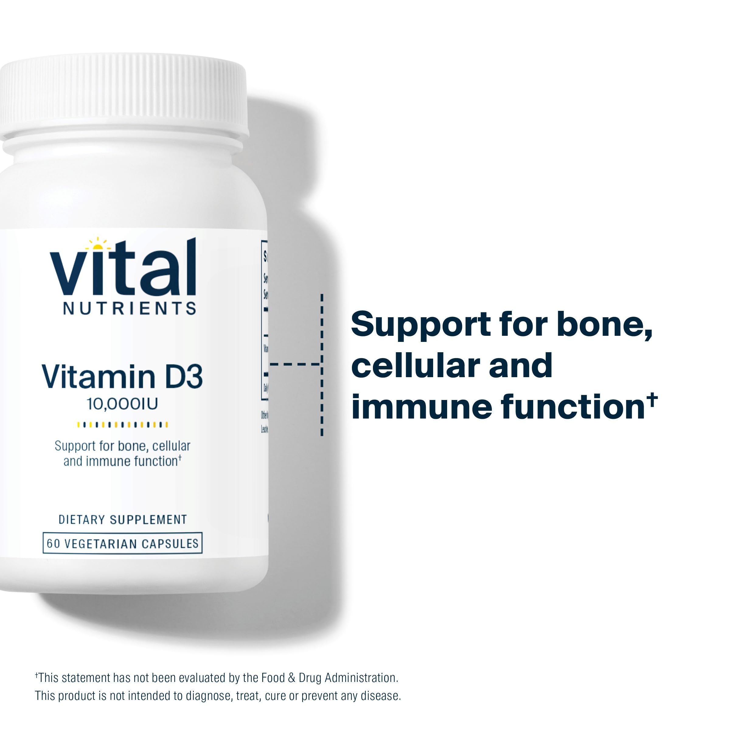 Foto 4 pulgar | Suplemento De Vitamina D3 De Vital Nutrients  10000 Ui  60 Cápsulas - Venta Internacional.