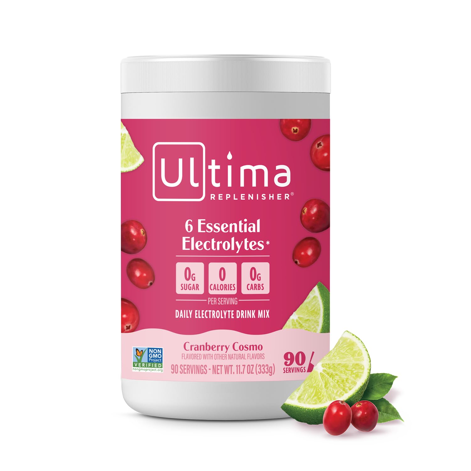 Foto 1 | Mezcla De Electrolitos En Polvo Ultima Replenisher Cranberry - Venta Internacional.