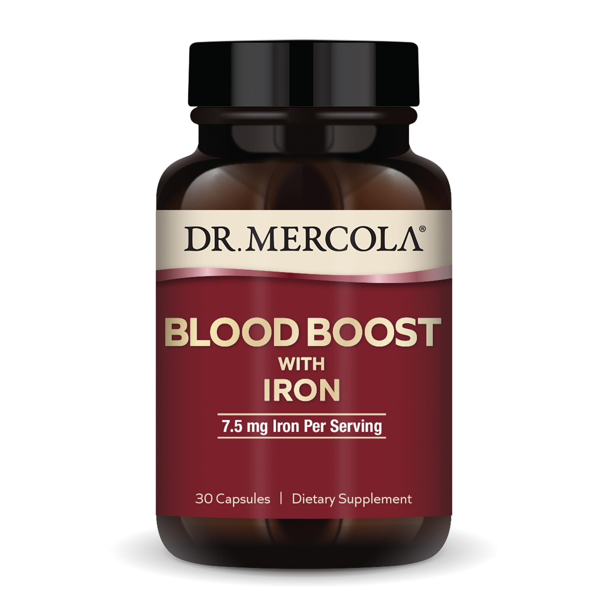 Foto 1 | Complemente El Dr. Mercola Blood Boost Con Hierro 30 Cápsulas - Venta Internacional.
