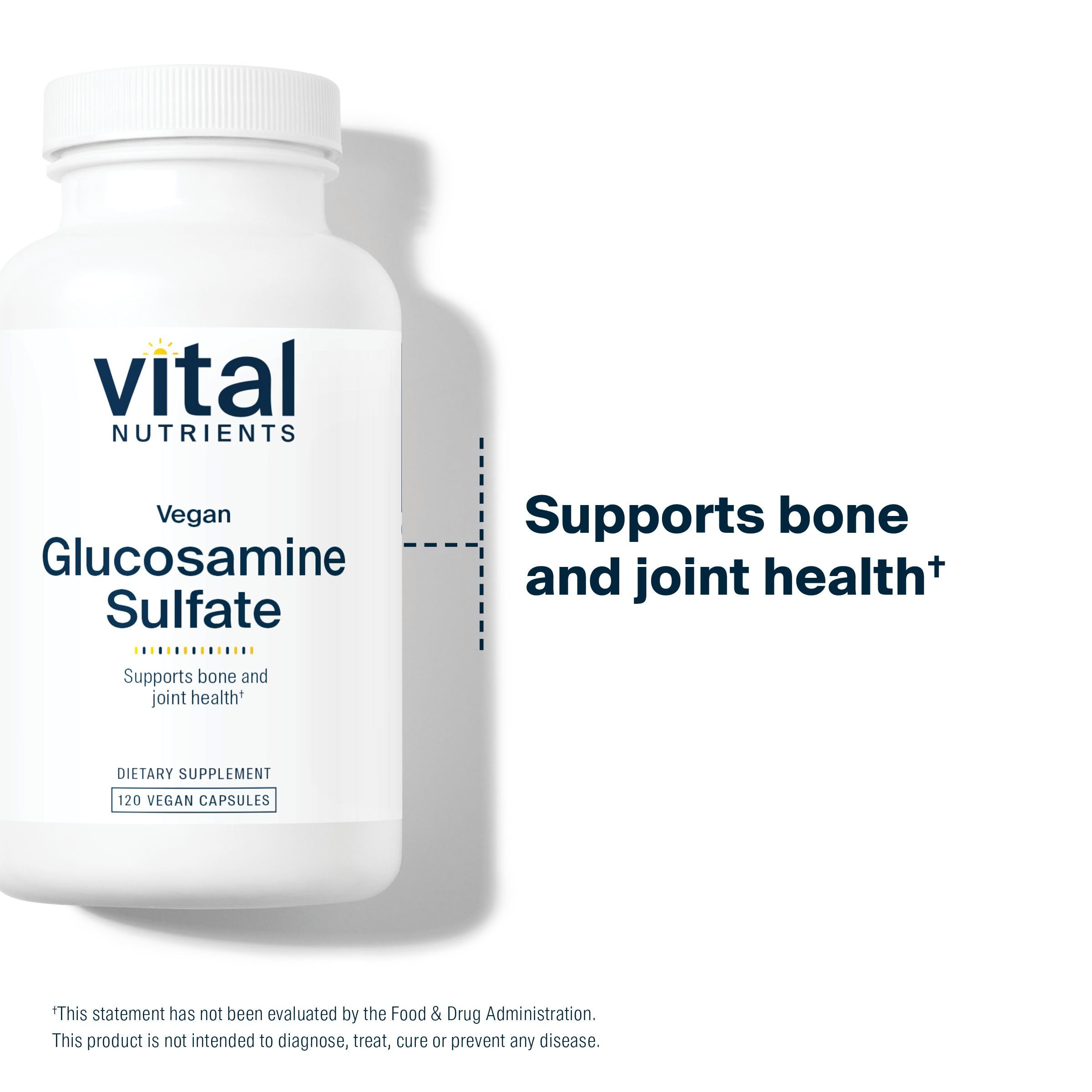 Foto 6 | Suplemento De Sulfato De Glucosamina Vegano De Vital Nutrients 750 Mg - Venta Internacional.