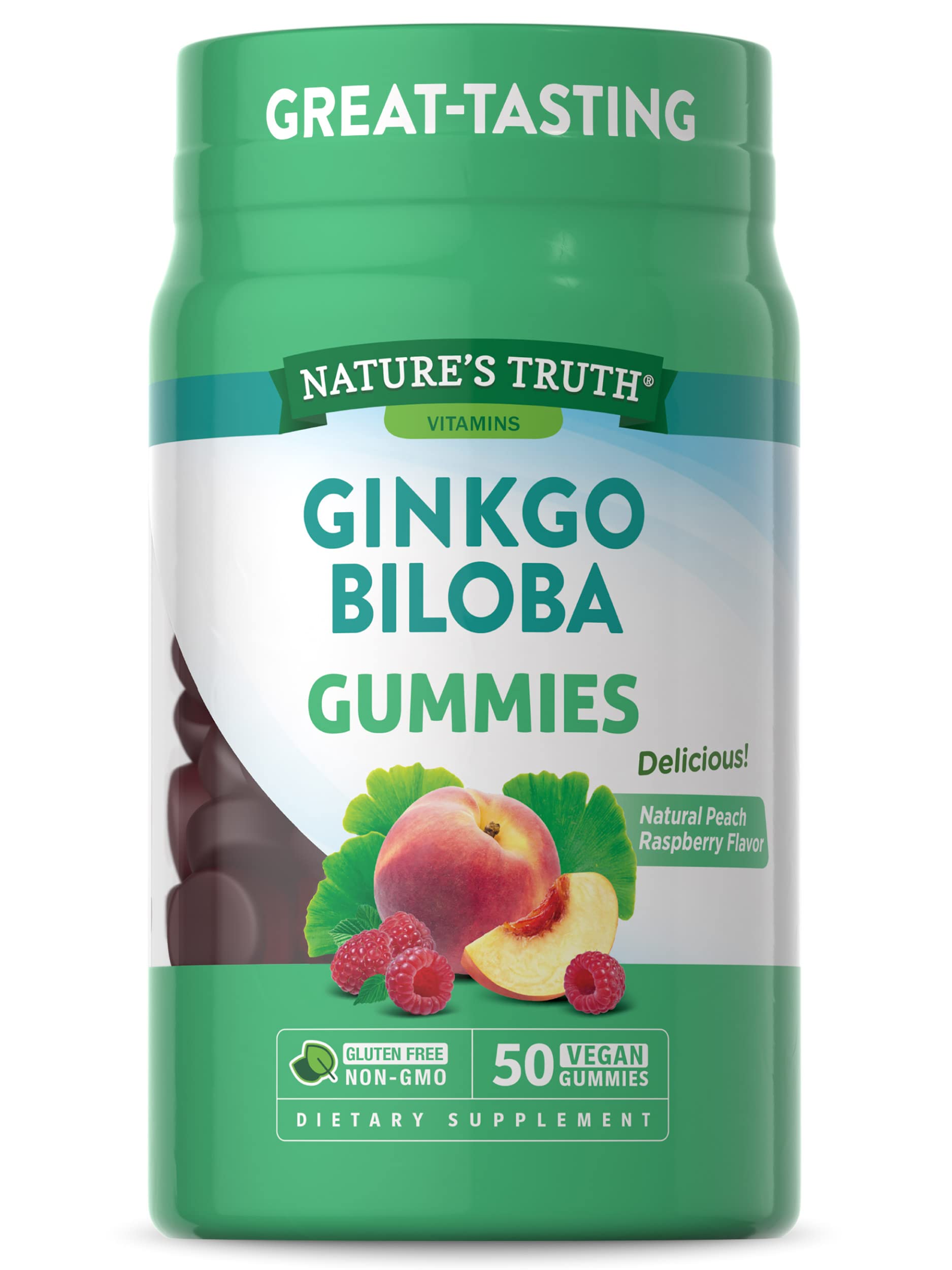 Foto 1 | Suplemento De Gomitas De Ginkgo Biloba De Nature's Truth  100 Mg  50 Unidades - Venta Internacional.