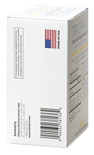 Foto 3 | Sales De Rehidratación Oral Trioral Natural Lemon Con Stevia  Paquete De 25 - Venta Internacional.