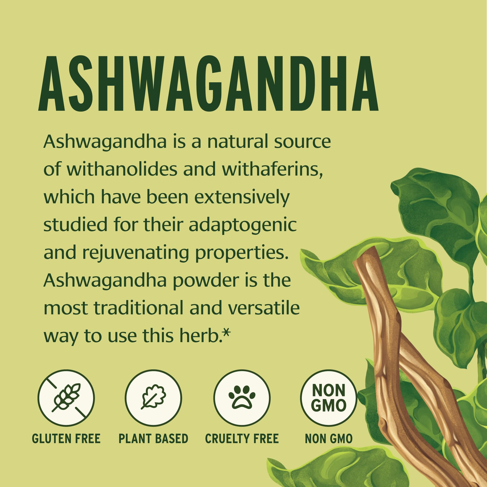 Foto 4 pulgar | Suplemento Orgánico De Ashwagandha En Polvo De Banyan Botanicals  454 G - Venta Internacional.