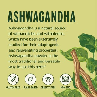 Foto 3 | Suplemento Orgánico De Ashwagandha En Polvo De Banyan Botanicals 454 G - Venta Internacional.