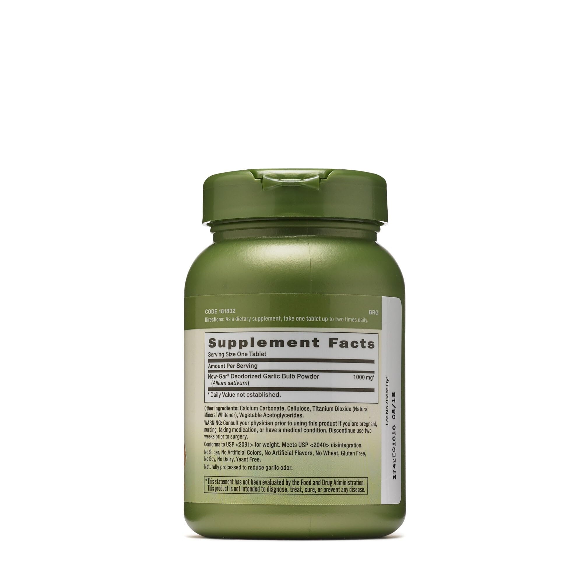 Foto 3 pulgar | Suplemento De Ajo Inodoro Gnc Herbal Plus  1000 Mg  100 Porciones - Venta Internacional.