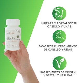 Foto 2 | Colágeno vegano, Ácido Hialurónico, Biotina y Ácido Fólico Ideal para Cabello y Uñas 30 días
