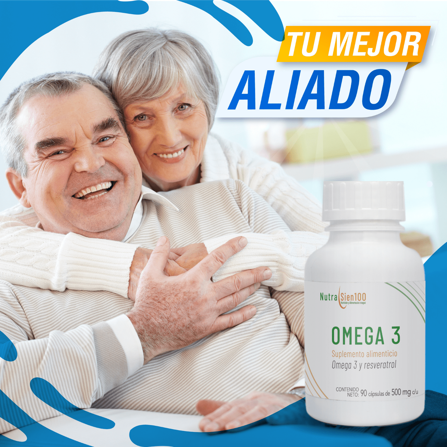 Foto 9 pulgar | OMEGA 3 Puro de Salmón con resveratrol. Alta concentración y premium. Nutrasien100 90caps