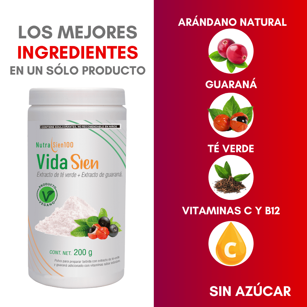 Foto 4 pulgar | Energizante Natural En Polvo. Sin Azúcar. Sabor Arándano 200g