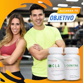 Foto 6 | L Carnitina y CLA en cápsulas Con jengibre y té verde Keto Pre-entreno 2 botes - 60 días