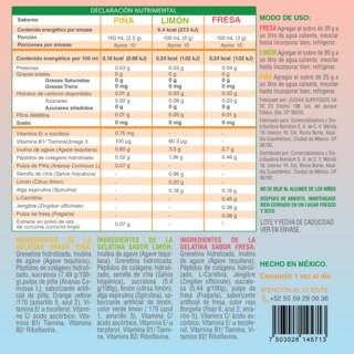 Foto 6 | GELATINA en polvo Sin Azúcar. Carnitina Colágeno Prebiótico Saludable Keto Paleo
