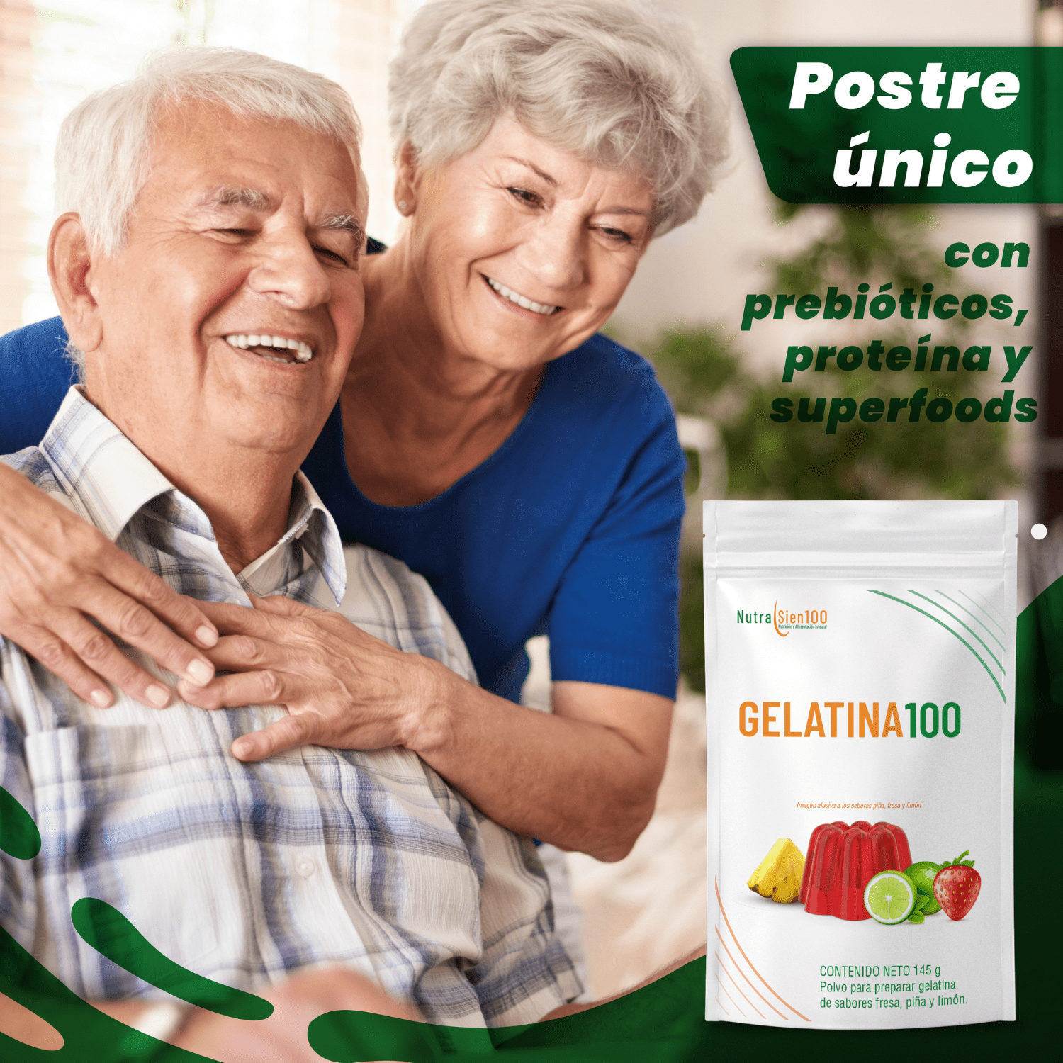 Foto 9 pulgar | GELATINA en polvo Sin Azúcar. Carnitina Colágeno Prebiótico Saludable Keto Paleo