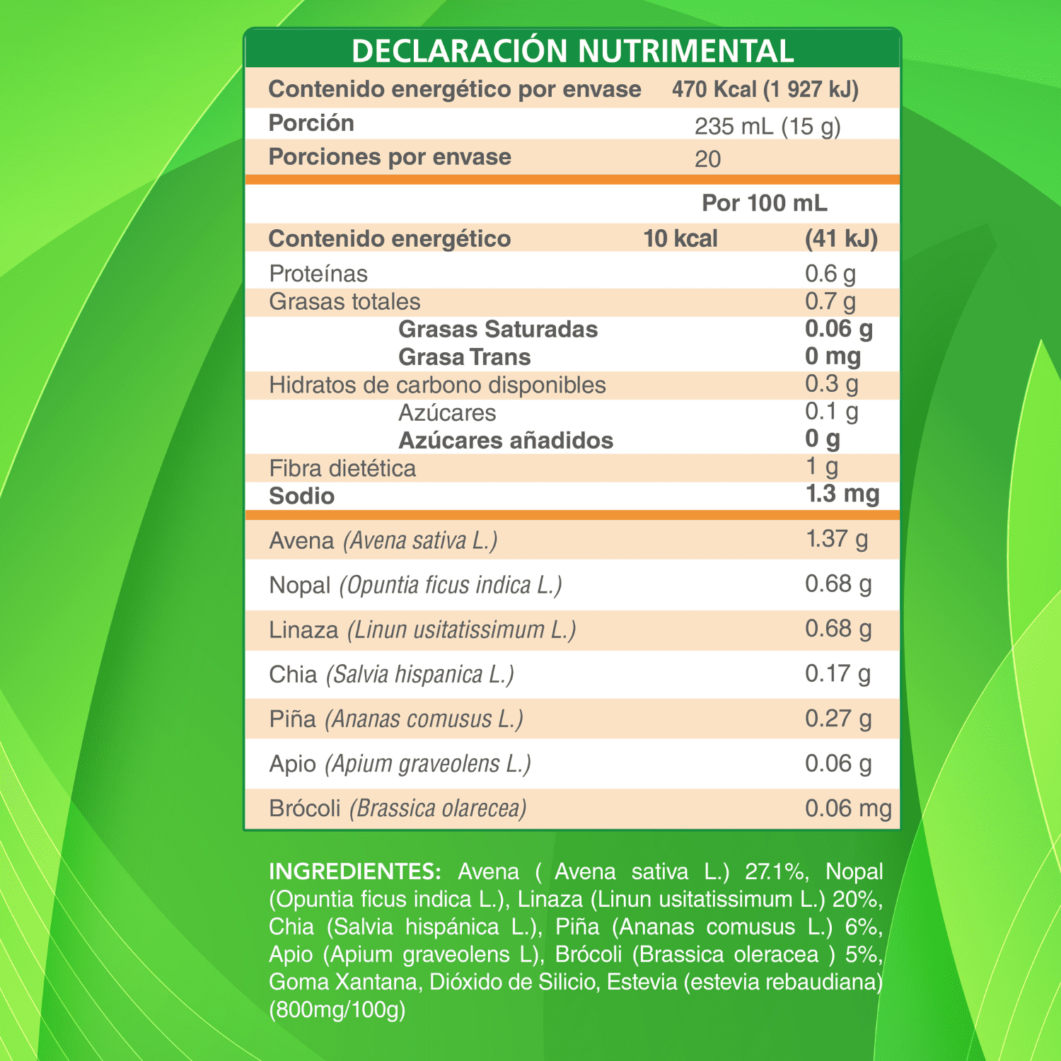 Foto 6 pulgar | Fibra natural en Polvo. Salud Digestiva. Regula Intestino. Fortalece microbiota. Sabor piña. Sin Azúcar. 300g - 20
