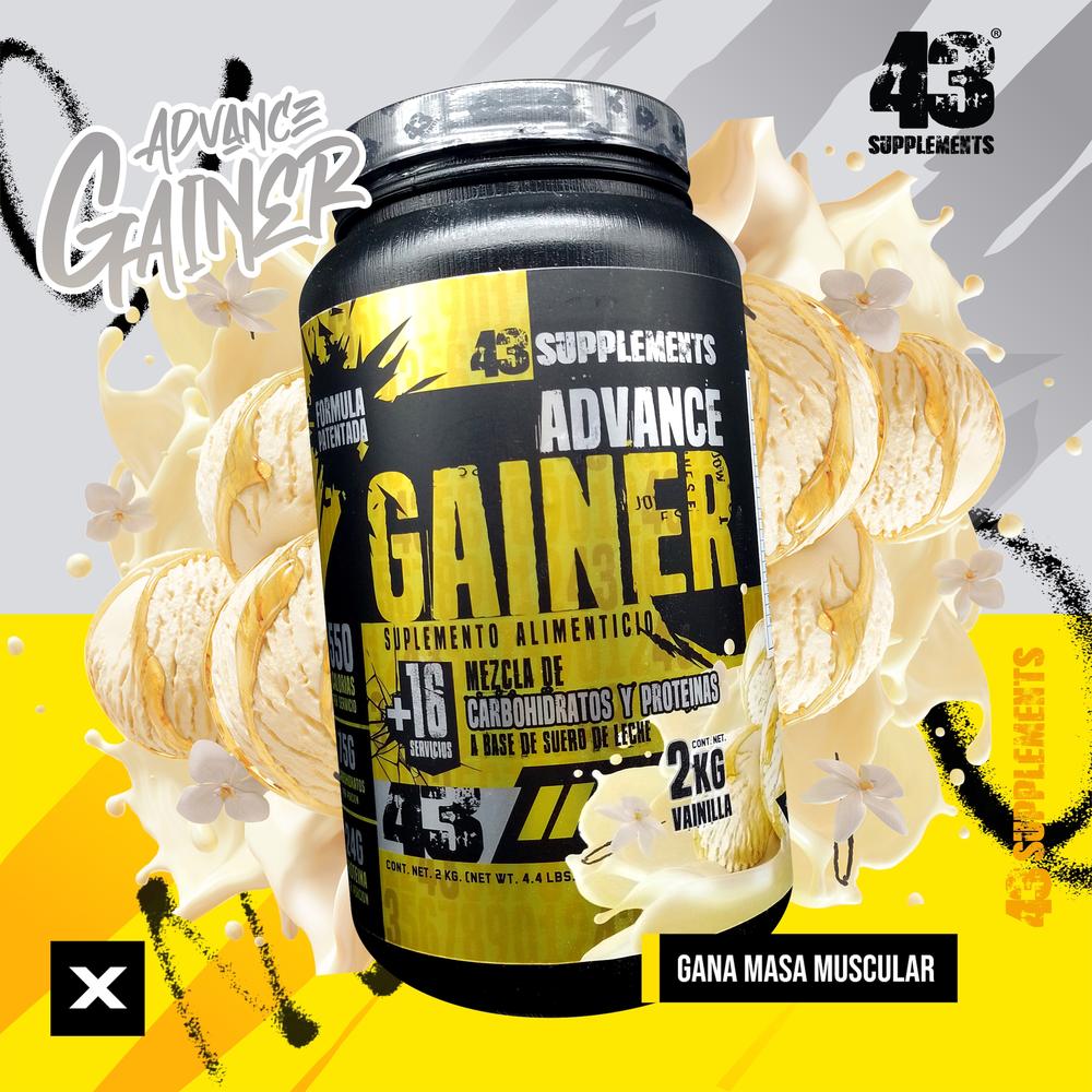 Foto 5 pulgar | Ganador Advance Gainer Vainilla 2 Kg 43 Supplements