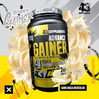 Foto 4 | Ganador Advance Gainer Vainilla 2 Kg 43 Supplements