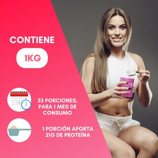 Foto 4 | Proteína en polvo Fresa. Keto, pre workout. 22g proteína. Sin: Azúcar, Carbohidratos, grasa. 1Kg 33 porciones
