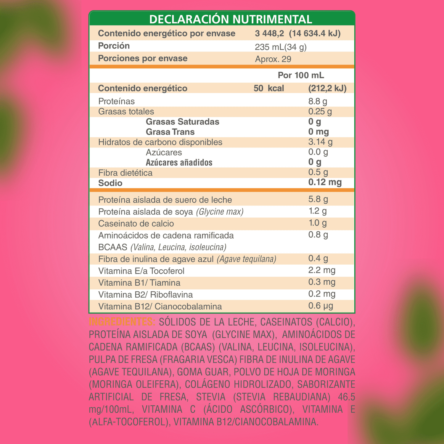Foto 7 pulgar | Proteína en polvo Fresa. Keto, pre workout. 22g proteína. Sin:  Azúcar, Carbohidratos, grasa. 1Kg 33 porciones