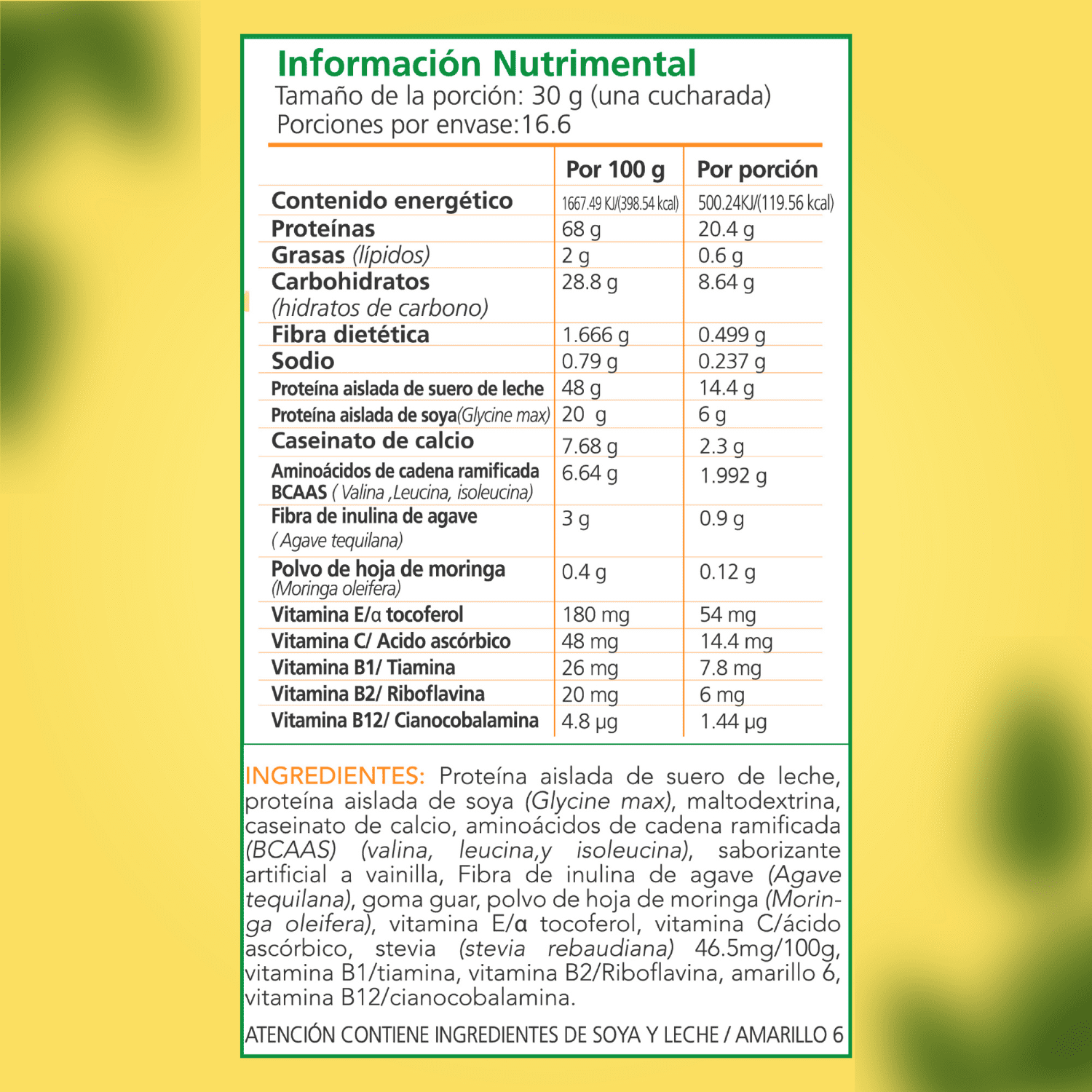 Foto 7 pulgar | Proteína en polvo Vainilla. Keto, pre workout. 22g proteína. Sin:  Azúcar, Carbohidratos, grasa. 500g 17 porciones