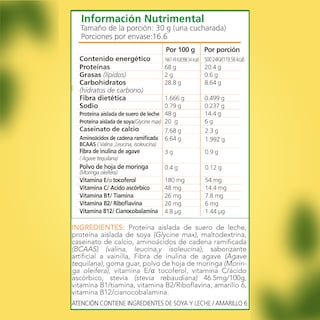 Foto 6 | Proteína en polvo Vainilla. Keto, pre workout. 22g proteína. Sin: Azúcar, Carbohidratos, grasa. 500g 17 porciones