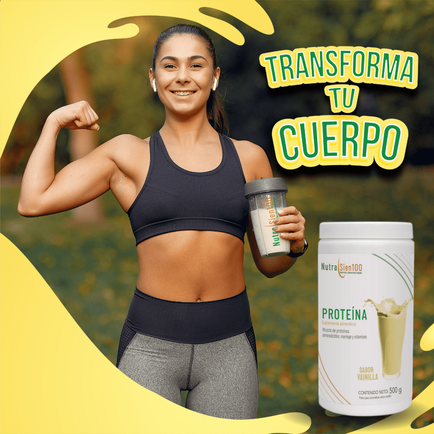 Foto 8 pulgar | Proteína en polvo Vainilla. Keto, pre workout. 22g proteína. Sin:  Azúcar, Carbohidratos, grasa. 500g 17 porciones