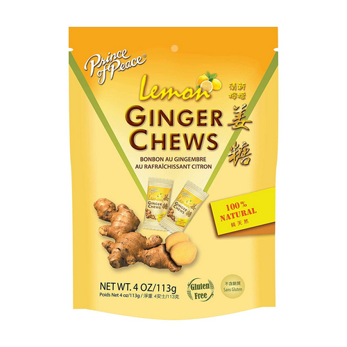 Foto 2 pulgar | Venta Internacional-Caramelos de Limón con Jengibre Prince Of Peace Masticables