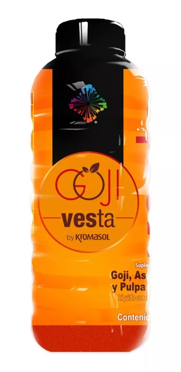 Foto 2 pulgar | Vesta Goji Bebida Sabor Mandarina Con Aloe Vera By Kromasol