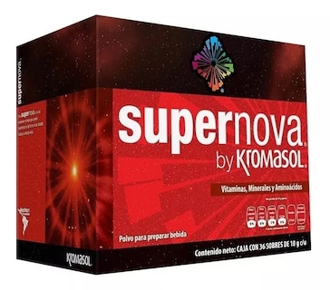 Foto 1 | Supernova Energía 36 Sobres Bebida Sabor Cereza Kromasol