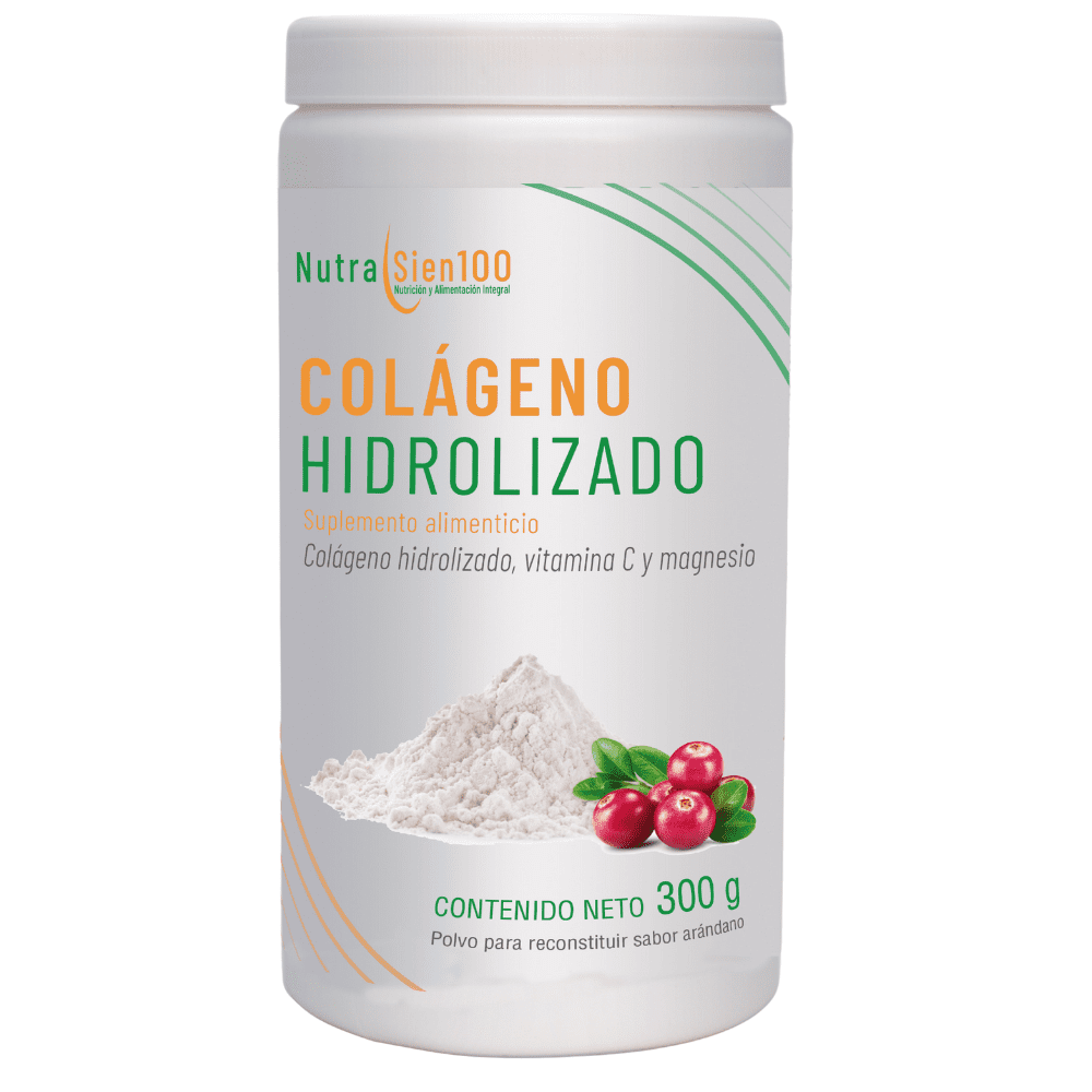 Foto 2 pulgar | Colágeno Hidrolizado Puro en Polvo Nutrasien100 Sabor Arándano 300 g