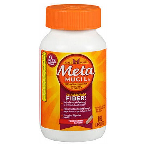Foto 2 pulgar | Venta Internacional-Suplemento Alimenticio Metamucil Fibra con 160 Cápsulas