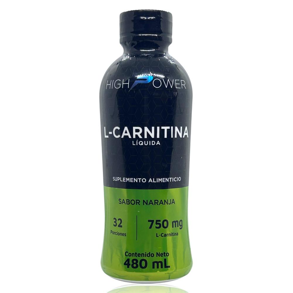 L-carnitina Líquida High Power Sabor Naranja 480 ml