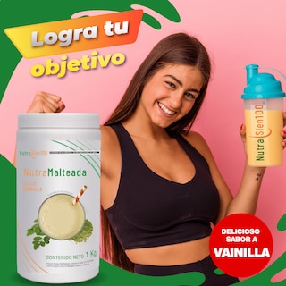 Foto 5 | Polvo para preparar Malteada sabor vainilla. Sin grasa Sin azúcar 15 g proteína por porción. Fácil y rápida pr