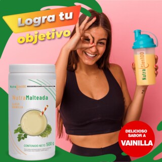 Foto 5 | Polvo para preparar Malteada sabor vainilla. Sin grasa Sin azúcar 15 g proteína por porción. Fácil y rápida p