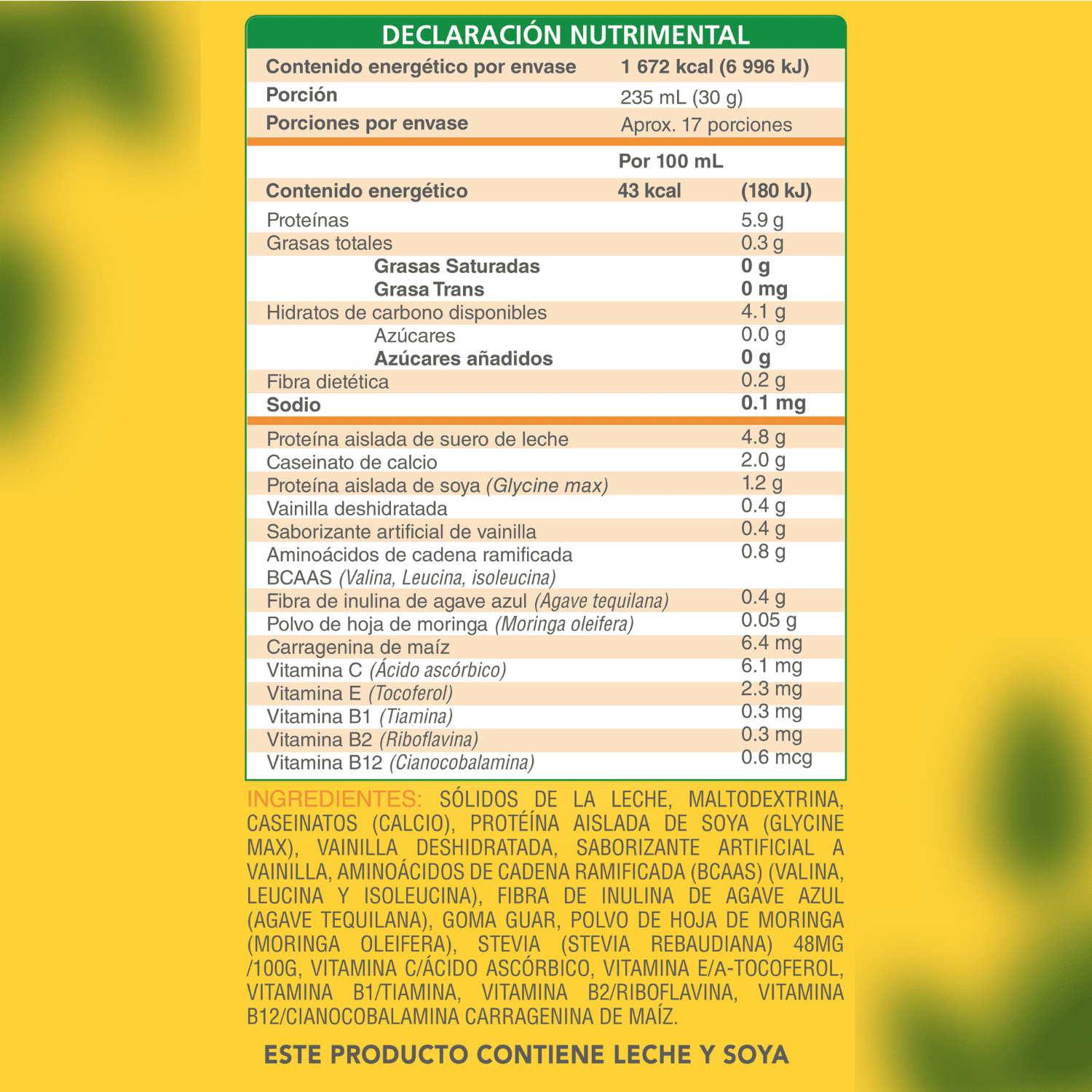 Foto 7 pulgar | Polvo para preparar Malteada sabor vainilla. Sin grasa Sin azúcar 15 g proteína por porción. Fácil y rápida p